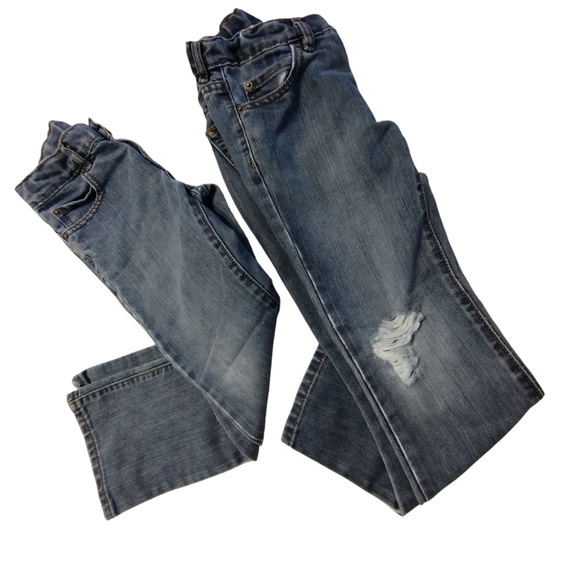 The Children's Place Blue Bootcut Jeans Size 6 (2 Pairs) Bundle Of 2 - Picture 3 of 4